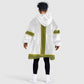 Ethiopian Enkutatash Kid Wearable Blanket Hoodie White Adey Flower Tilet Habesha Inspired