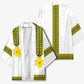 Ethiopian Enkutatash Kimono White Adey Flower Tilet Habesha Inspired