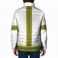 Ethiopian Enkutatash Padded Jacket White Adey Flower Tilet Habesha Inspired