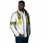 Ethiopian Enkutatash Padded Jacket White Adey Flower Tilet Habesha Inspired
