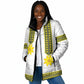 Ethiopian Enkutatash Padded Jacket White Adey Flower Tilet Habesha Inspired