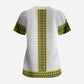 Ethiopian Enkutatash Scrub Top White Adey Flower Tilet Habesha Inspired