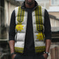 Ethiopian Enkutatash Sleeveless Puffer Jacket White Adey Flower Tilet Habesha Inspired