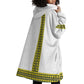 Ethiopian Enkutatash Wearable Blanket Hoodie White Adey Flower Tilet Habesha Inspired