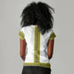 Ethiopian Enkutatash Women V-Neck T-Shirt White Adey Flower Tilet Habesha Inspired
