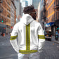 Ethiopian Enkutatash Zip Hoodie White Adey Flower Tilet Habesha Inspired