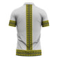 Ethiopian Enkutatash Zipper Polo Shirt White Adey Flower Tilet Habesha Inspired