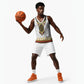 Ethiopian Enkutatash Personalized Basketball Jersey Traditional Habesha Glass D'va Necklace Inspired