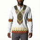 Ethiopian Enkutatash Personalized Button Sweatshirt Traditional Habesha Glass D'va Necklace Inspired