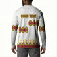 Ethiopian Enkutatash Personalized Button Sweatshirt Traditional Habesha Glass D'va Necklace Inspired