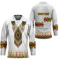 Ethiopian Enkutatash Personalized Hockey Jersey Traditional Habesha Glass D'va Necklace Inspired