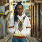 Ethiopian Enkutatash Personalized Hoodie Traditional Habesha Glass D'va Necklace Inspired
