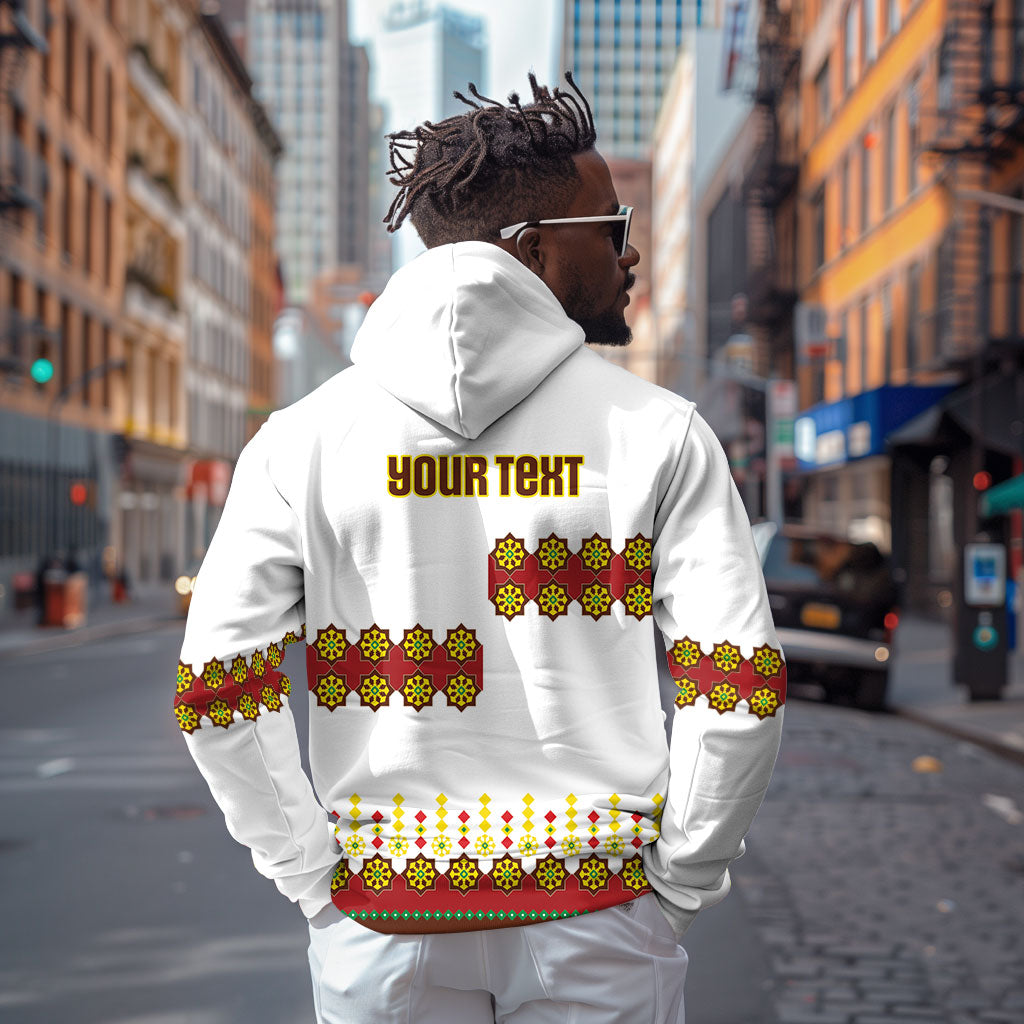 Ethiopian Enkutatash Personalized Hoodie Traditional Habesha Glass D'va Necklace Inspired
