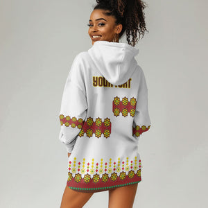 Ethiopian Enkutatash Personalized Hoodie Dress Traditional Habesha Glass D'va Necklace Inspired