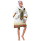 Ethiopian Enkutatash Personalized Kid Wearable Blanket Hoodie Traditional Habesha Glass D'va Necklace Inspired