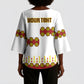 Ethiopian Enkutatash Personalized Kimono Sleeve Blouse Traditional Habesha Glass D'va Necklace Inspired