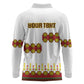 Ethiopian Enkutatash Personalized Long Sleeve Polo Shirt Traditional Habesha Glass D'va Necklace Inspired