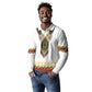 Ethiopian Enkutatash Personalized Long Sleeve Polo Shirt Traditional Habesha Glass D'va Necklace Inspired