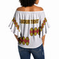 Ethiopian Enkutatash Personalized Off Shoulder Wrap Waist Top Traditional Habesha Glass D'va Necklace Inspired
