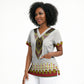 Ethiopian Enkutatash Personalized Scrub Top Traditional Habesha Glass D'va Necklace Inspired
