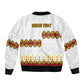 Ethiopian Enkutatash Personalized Sleeve Zip Bomber Jacket Traditional Habesha Glass D'va Necklace Inspired