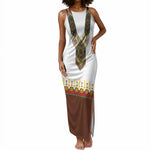 Ethiopian Enkutatash Personalized Tank Maxi Dress Traditional Habesha Glass D'va Necklace Inspired