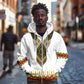 Ethiopian Enkutatash Personalized Zip Hoodie Traditional Habesha Glass D'va Necklace Inspired