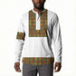 Ethiopian Enkutatash Personalized Button Sweatshirt Traditional Habesha Pattern