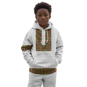 Ethiopian Enkutatash Personalized Kid Hoodie Traditional Habesha Pattern