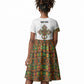 Ethiopian Enkutatash Personalized Kid Short Sleeve Dress Traditional Habesha Pattern