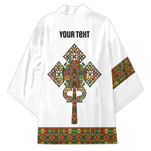 Ethiopian Enkutatash Personalized Kimono Traditional Habesha Pattern