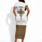 Ethiopian Enkutatash Personalized Short Sleeve Bodycon Dress Traditional Habesha Pattern
