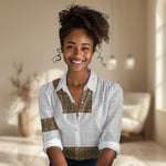 Ethiopian Enkutatash Personalized Women Casual Shirt Traditional Habesha Pattern