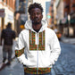 Ethiopian Enkutatash Personalized Zip Hoodie Traditional Habesha Pattern
