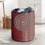 Tunisia Bakhnug Motif Laundry Basket Traditional Tunisian Embroidery Inspired - African Pride