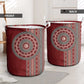Tunisia Bakhnug Motif Laundry Basket Traditional Tunisian Embroidery Inspired - African Pride