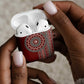 Tunisia Bakhnug Motif AirPods Case Traditional Tunisian Embroidery Inspired - African Pride
