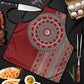 Tunisia Bakhnug Motif Apron Traditional Tunisian Embroidery Inspired - African Pride
