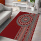 Tunisia Bakhnug Motif Area Rug Traditional Tunisian Embroidery Inspired - African Pride