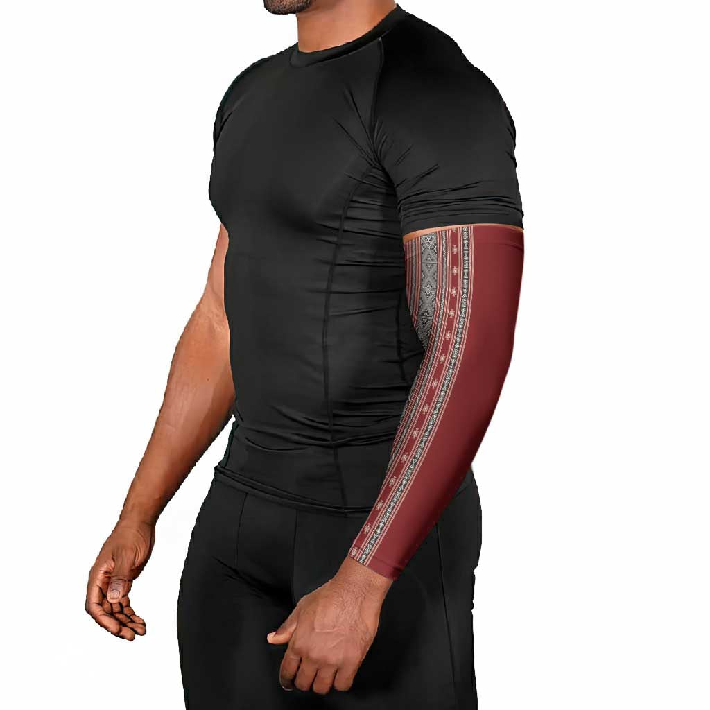 Tunisia Bakhnug Motif Arm Sleeves Traditional Tunisian Embroidery Inspired - African Pride