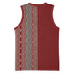 Tunisia Bakhnug Motif Basketball Jersey Traditional Tunisian Embroidery Inspired - African Pride