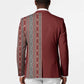 Tunisia Bakhnug Motif Blazer Traditional Tunisian Embroidery Inspired - African Pride
