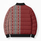 Tunisia Bakhnug Motif Bomber Puffer Jacket Traditional Tunisian Embroidery Inspired - African Pride