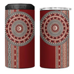 Tunisia Bakhnug Motif 4 in 1 Can Cooler Tumbler Traditional Tunisian Embroidery Inspired - African Pride