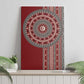 Tunisia Bakhnug Motif Canvas Wall Art Traditional Tunisian Embroidery Inspired - African Pride
