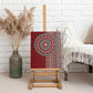 Tunisia Bakhnug Motif Canvas Wall Art Traditional Tunisian Embroidery Inspired - African Pride