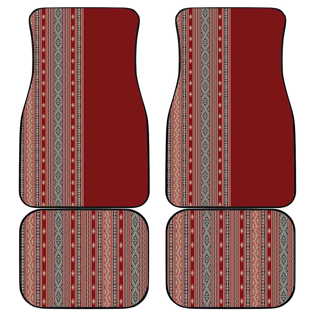 Tunisia Bakhnug Motif Car Mats Traditional Tunisian Embroidery Inspired - African Pride