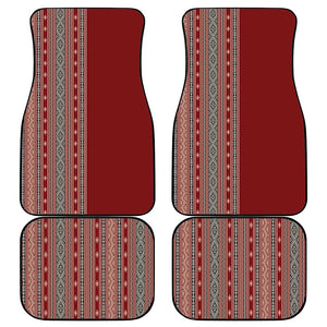 Tunisia Bakhnug Motif Car Mats Traditional Tunisian Embroidery Inspired - African Pride