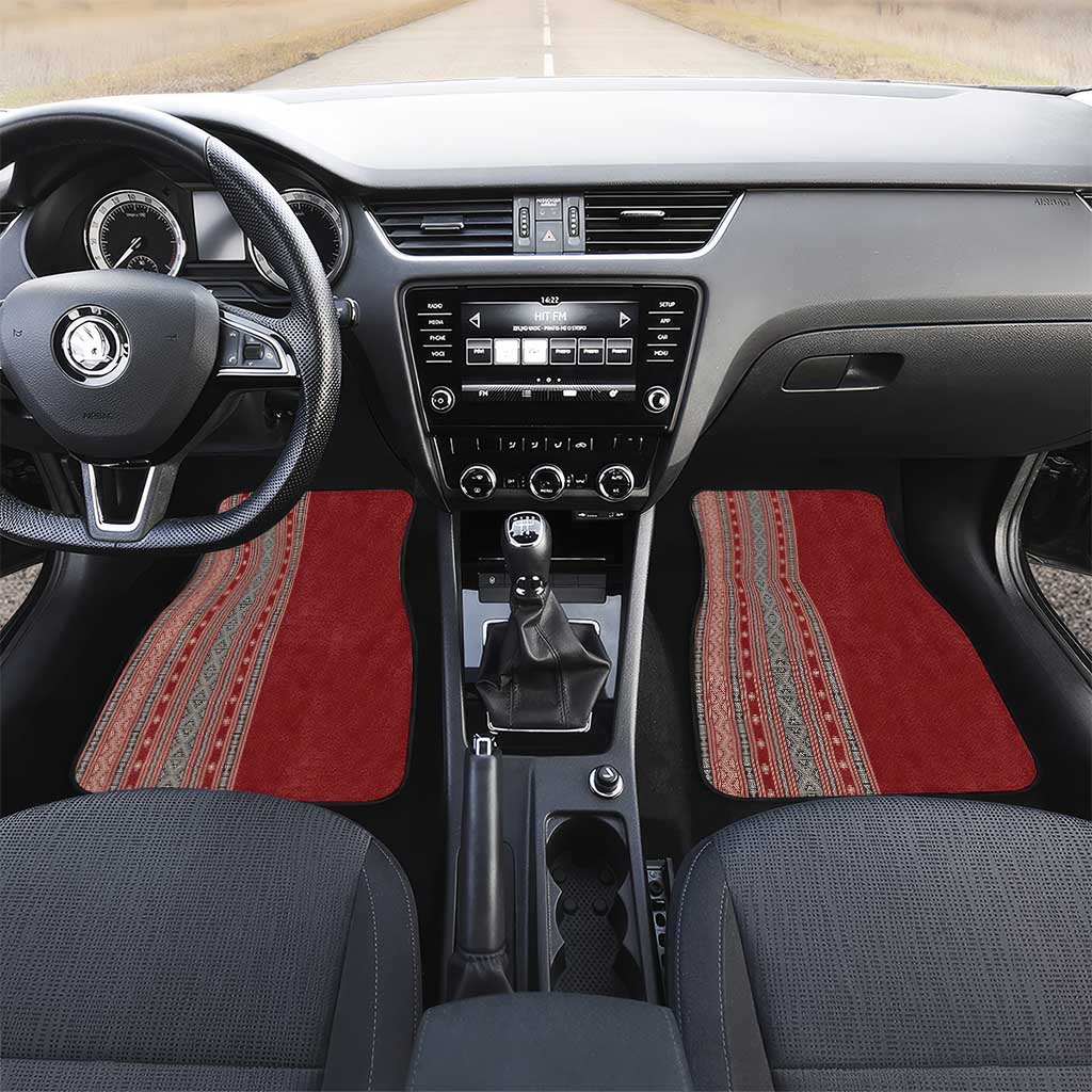 Tunisia Bakhnug Motif Car Mats Traditional Tunisian Embroidery Inspired - African Pride