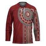 Tunisia Bakhnug Motif Hockey Jersey Traditional Tunisian Embroidery Inspired - African Pride